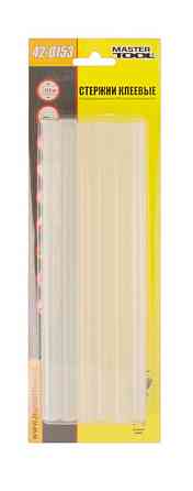 Стержни клеевые MASTERTOOL 11.2х200 мм 12 шт прозрачные 42-0153 Харків