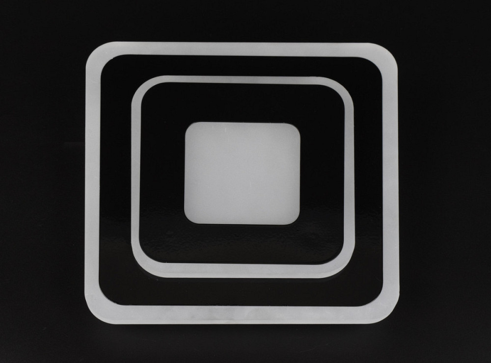 Світильник стельовий LED 2234/200-bk Чорний 4х20х20 см. Київ - зображення 1