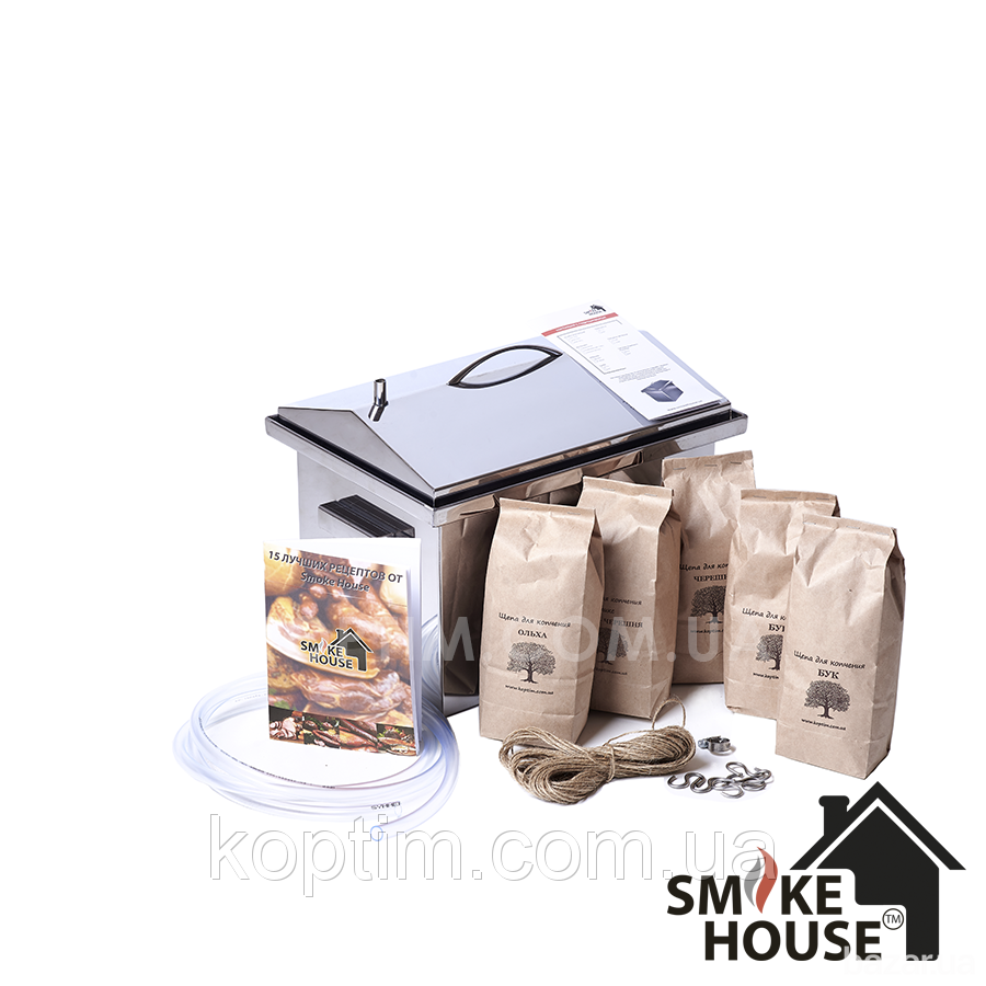 Коптильня горячего копчения  SmokeHouse M DeLuxe Харків - зображення 7