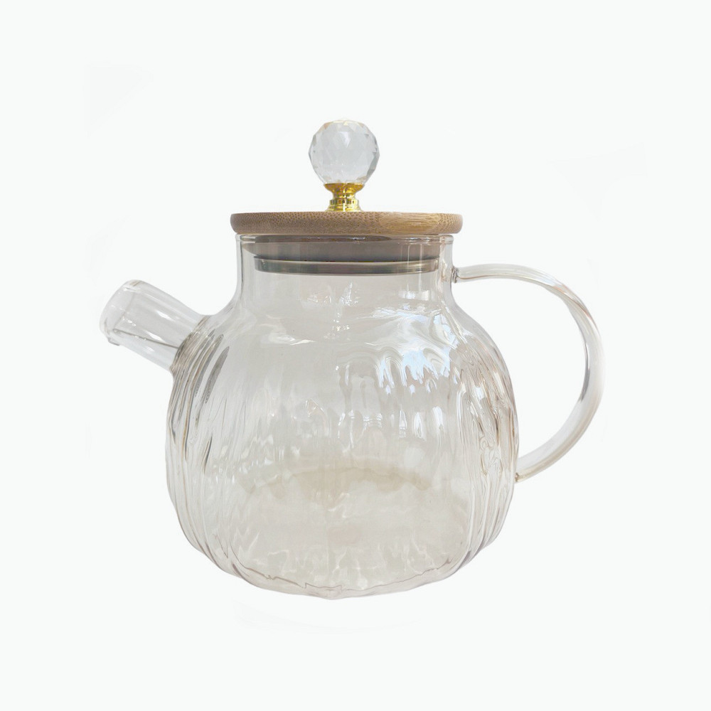 Чайник заварочный SNT Yantar1 с бамбуковой крышкой 1л Одесса - изображение 2