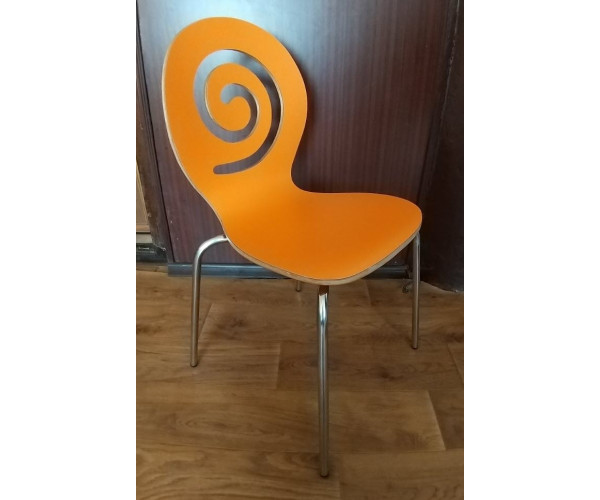 Стілець Лев дерев'яний помаранчевий Днепр - изображение 5