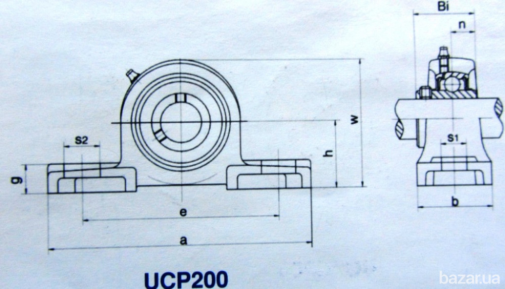 Подшипник в корпусе под вал 35 мм - UCP207 Дніпро - зображення 2