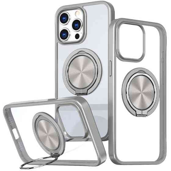 TPU+PC чехол Metal Ring with MagSafe для Apple iPhone 15 Pro Max (6.7") Херсон