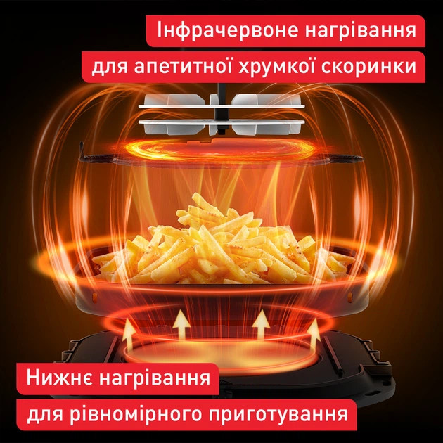 Мультипечь Tefal Easy Fry Infrared EY831GE0 2200 Вт белая Киев - изображение 3