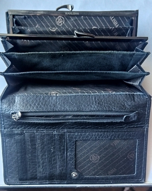 Жіночий гаманець Wanlisha на 16 секцій з блискавкою та застібкою Львів - зображення 4