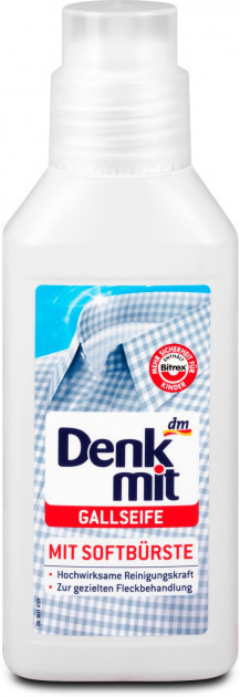 Плямовивідник з щіткою і дозатором Denkmit Gallseife 4058172185700 250 мл Киев - изображение 1