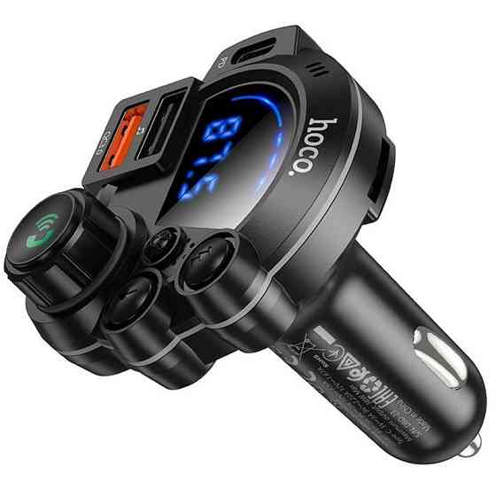 АЗУ FM модулятор Hoco DFM01 Legend 20W+QC3.0 (2USB-A/1C) Херсон