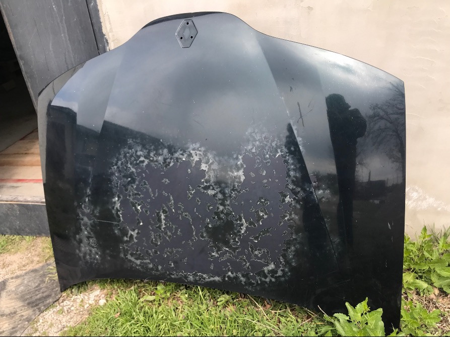 Бу капот Renault Laguna 2, 7751471641, 7751475999 цвет NV903, до рестайлинга, дефект лака, Кропивницкий - изображение 1