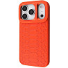DM Чохол Kajsa Snake Pattern with Magnetic Ring iPhone 17 Pro Max Orange (Код товару:43752) Харків