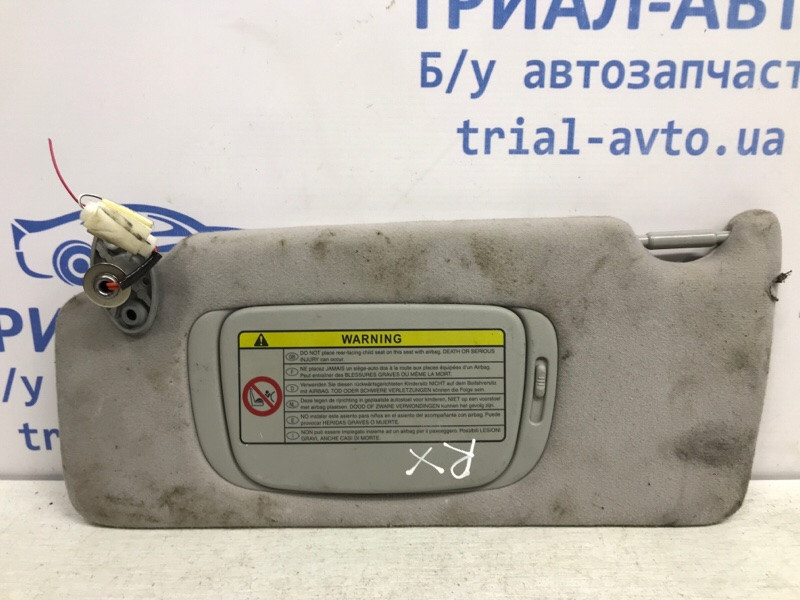 Козырек солнцезащитный левый Lexus RX 350 XU30 3.5 БЕНЗИН 2GRFE 2003 (б/у) Киев - изображение 1