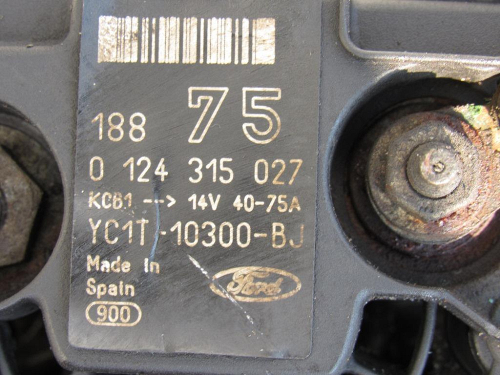 Генератор Ford Transit 2.4 2000-2006 (YC1T-10300-BJ) Ковель - зображення 2