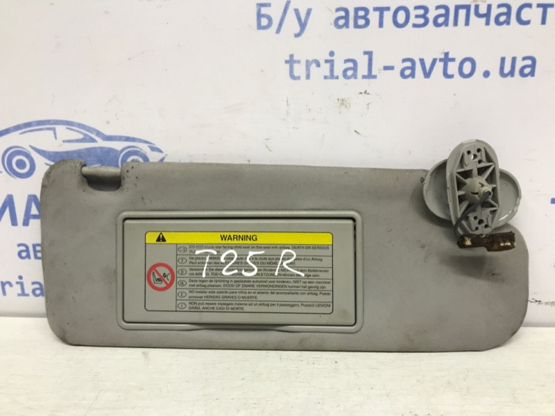 Козырек солнцезащитный правый Toyota Avensis T25 2.0 DIESEL 1CDFTV 2002 (б/у) Киев - изображение 1