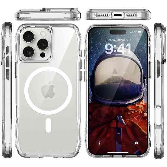 Чехол TPU Space Octagon with MagSafe для Apple iPhone 16 Pro Max (6.9") Херсон