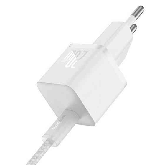 СЗУ Baseus GaN5 Fast Charger (mini) PD20W (1USB-C) + кабель Type-C to Type-C (P10110900113) Херсон
