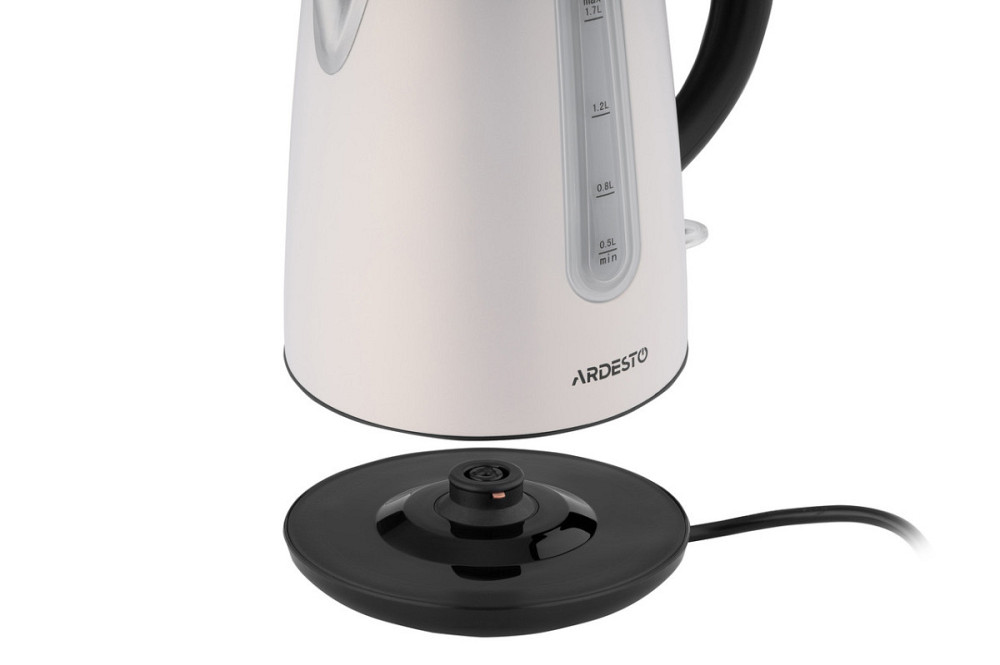 Электрочайник Ardesto EKL-F300W 1.7 л белый Київ - зображення 4