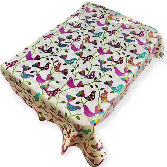 Скатерть с тефлоновым покрытием 140х170см Голубка Одеса