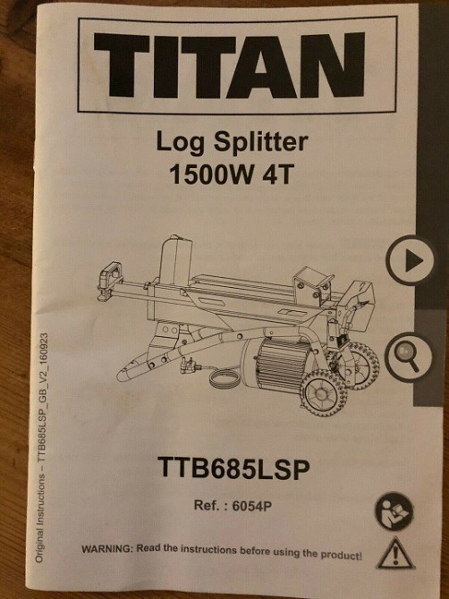 Дровокол TITAN TTB685LSP Білопілля - зображення 7