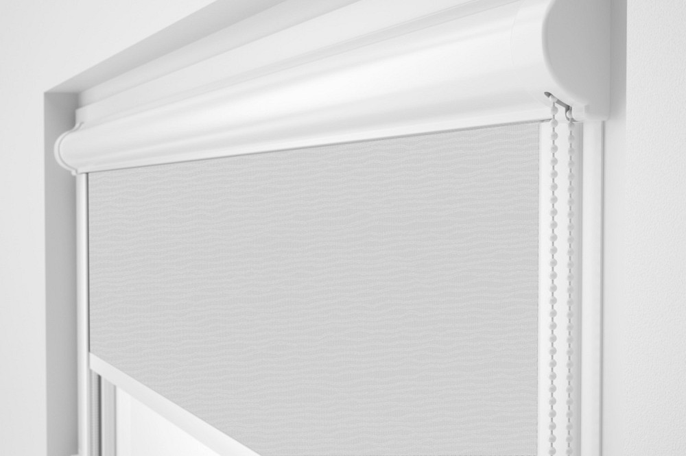Рулонна штора Rolets Бамбус 2-320-1000 100x170 см закритого типу Біла Киев - изображение 1
