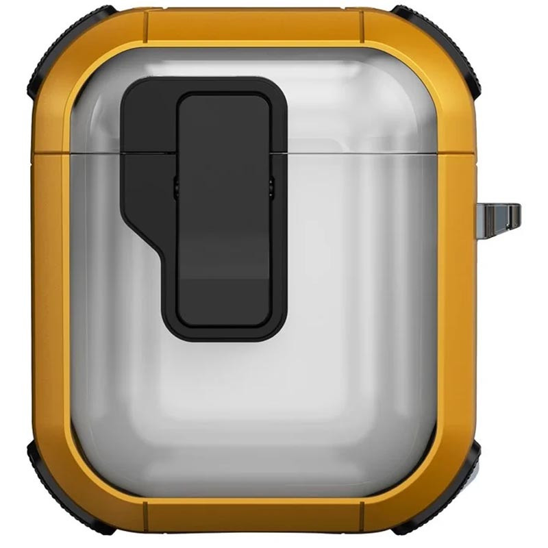 Футляр противоударный Locking Button для наушников Airpods 1/2 Херсон - зображення 1