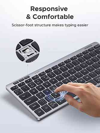 Бездротова багаторежимна клавіатура Ugreen K551 - це тонка портативна клавіатура Днепр