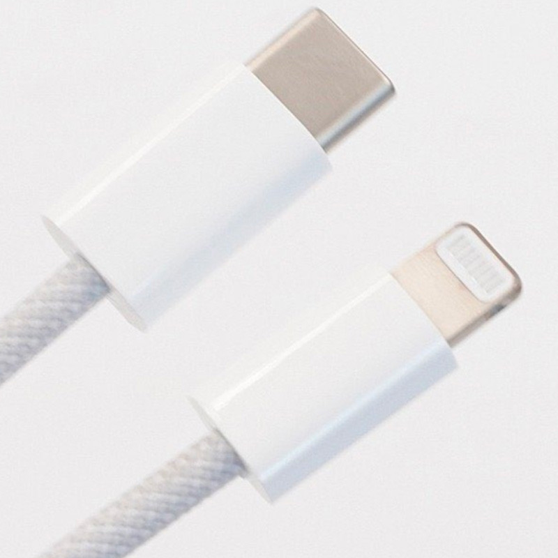 Дата кабель USB-C to Lightning FineWoven Mac PD for Apple (AAA) (1m) (no box) Херсон - изображение 4