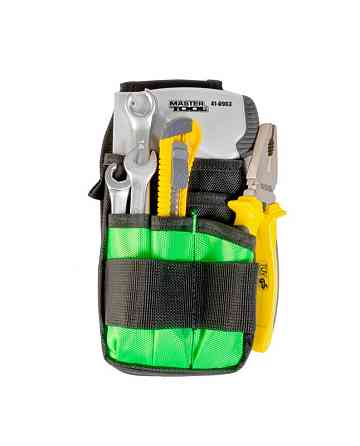 Сумка поясная для инструментов MASTERTOOL 250х120 мм 6 карманов 1680 DEN 79-1932 Харків