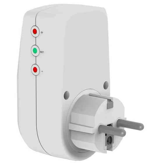 Реле напруги ColorWay (16A/3680W) 150V-210V/230V-280V DS2 Black/White (CW-VR16-02D) Харків