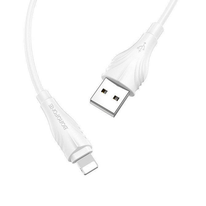 Дата кабель Borofone BX18 Optimal USB to Lightning (3m) Херсон - изображение 10