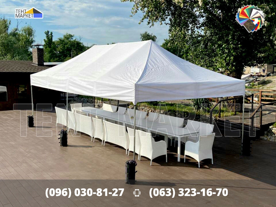 Шатер розсувний 8х4 розкладний намет трансформер. Розсувні Шатри палатки Виготовлення Пошиття Продаж Запоріжжя - зображення 4