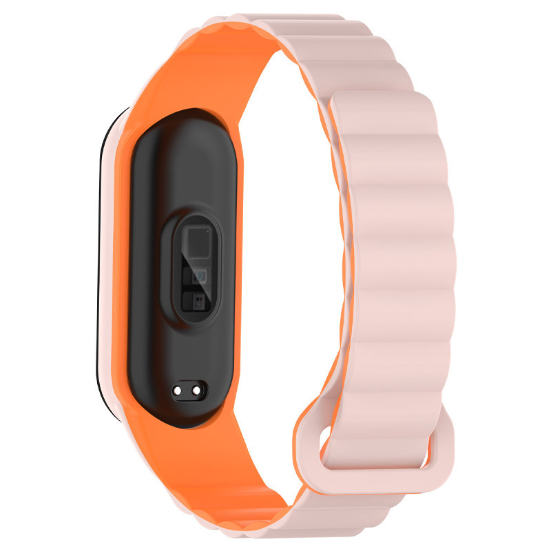 Ремешок Dual-color Magnetic для Xiaomi Mi Band 7/6/5/4/3 Херсон - зображення 2