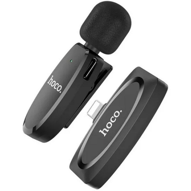 Петличный беспроводной микрофон Hoco L15 Crystal lightning Херсон - изображение 2