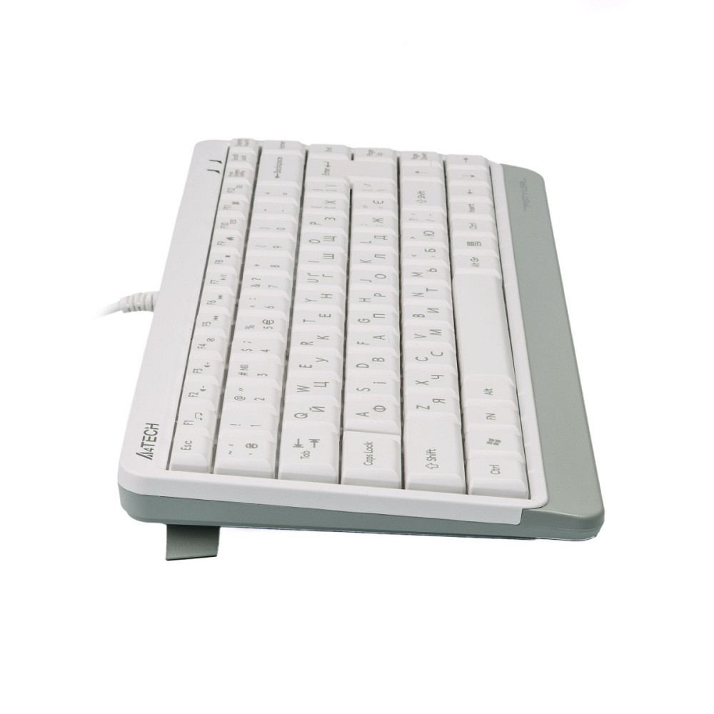 Клавиатура компьютерная проводная A4Tech Fstyler Compact Size FK11 USB (White) белая Київ - зображення 3