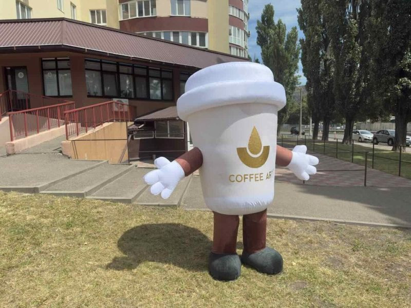 Аниматорский костюм надувной - ходячий щит бренда 240 см 4 часа работы Київ - зображення 4