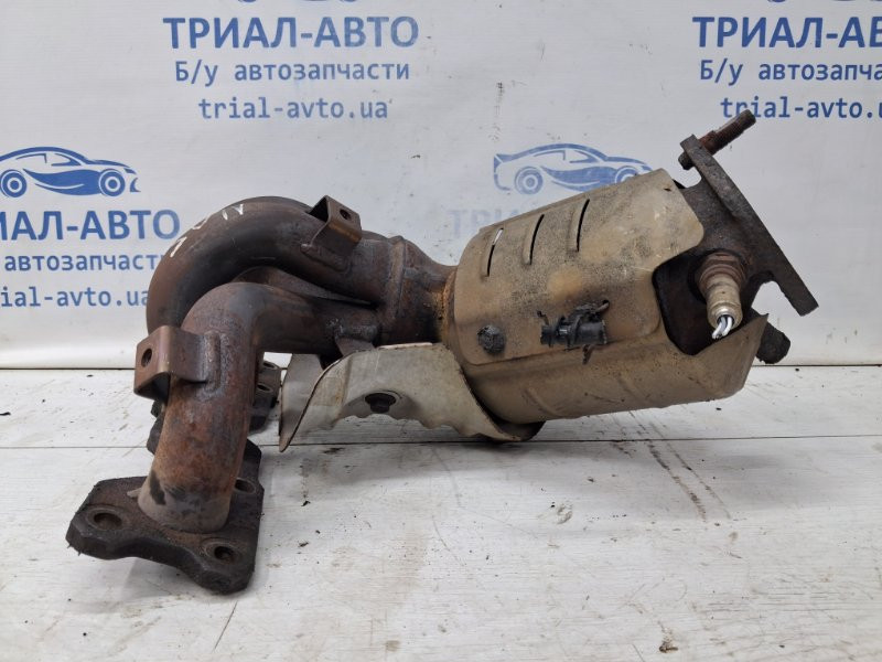 Коллектор выпускной с катализатором Hyundai Sonata NF 2.4 БЕНЗИН G4KC 2004 (б/у) Киев - изображение 4