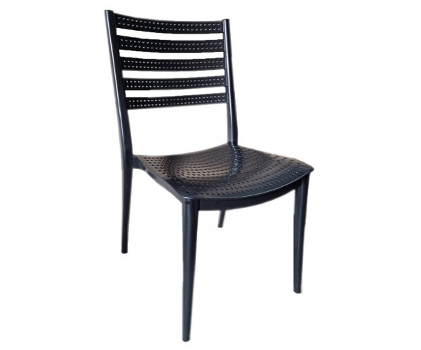 Стілець Зара пластиковий чорний Дніпро - зображення 3