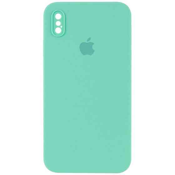 Чехол Silicone Case Square Full Camera Protective (AA) для Apple iPhone X / XS (5.8") Херсон