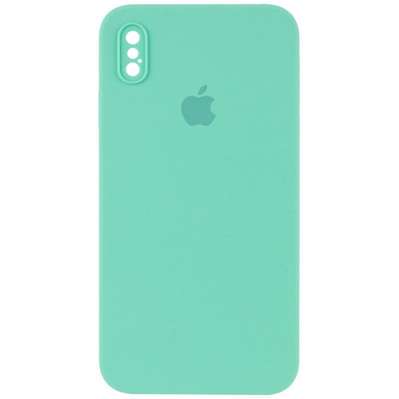 Чехол Silicone Case Square Full Camera Protective (AA) для Apple iPhone X / XS (5.8") Херсон - изображение 4