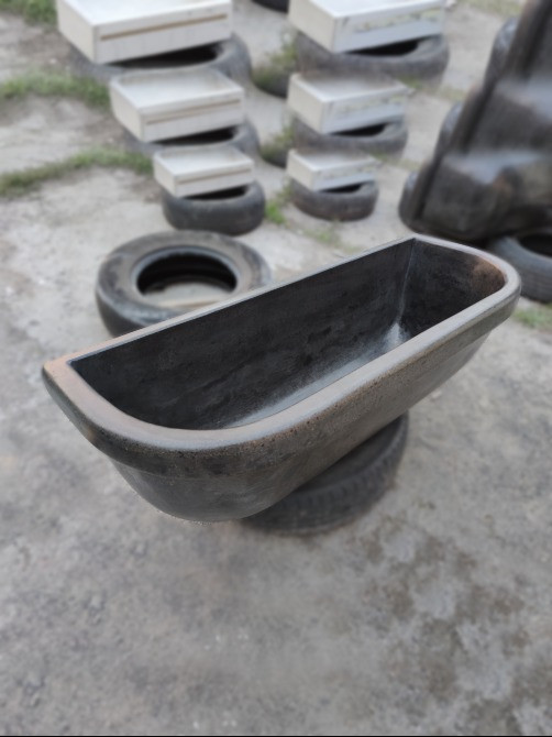 Умивальник з бетону полуванна в античному стилі для ресторану кафе або готелю лофт Львів - зображення 3