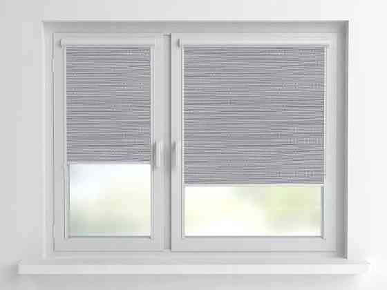 Рулонна штора Rolets Меланж преміум 2-4-825 82.5x170 см закритого типу Світло-сіра Киев