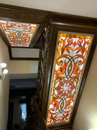Изготовление и реставрация витражей Тиффани.
