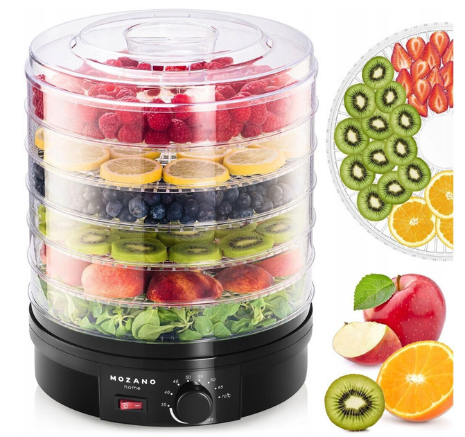 Сушилка-дегидратор Mozano Food Dehydrator 500 Вт BlaСk Київ - зображення 1