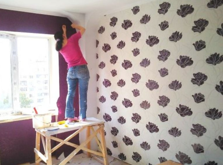 Поклейка шпалер Ремонт квартири недорого Киев - изображение 1