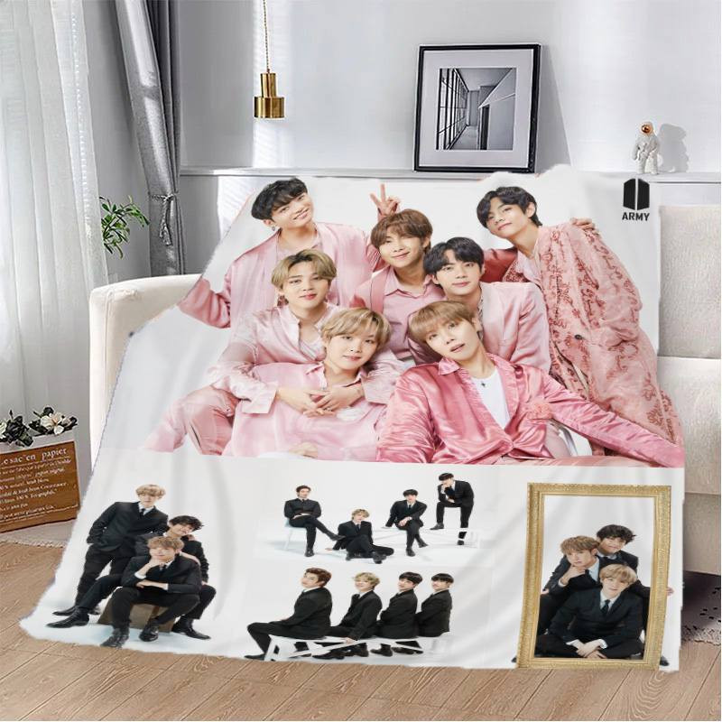 Плед 3D BTS №3 2912_A 13292 160х200 см Київ - зображення 1