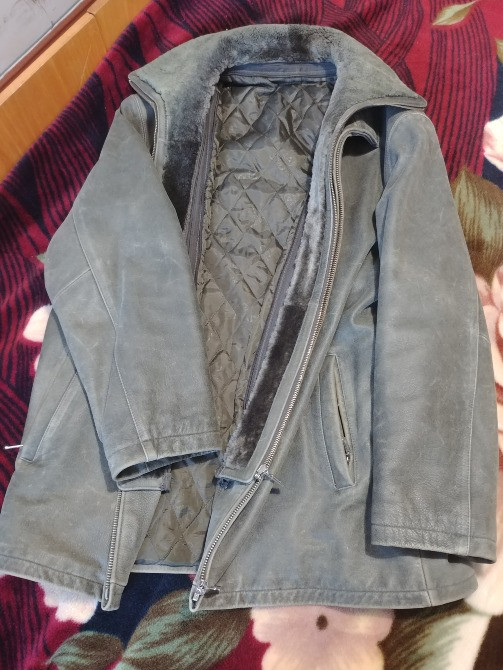 Куртка кожаная мужская всесезонная (52-54р) (зима, весна, осень) Лубни - зображення 5