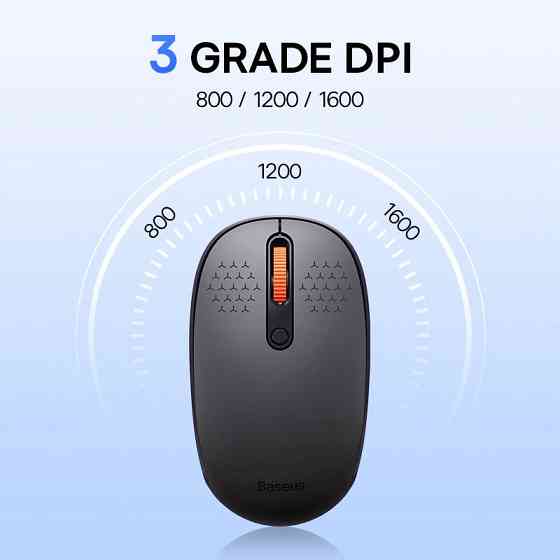 Мышь беспроводная Baseus F01B Tri-Mode Bluetooth + 2.4G (B01055503833) Херсон