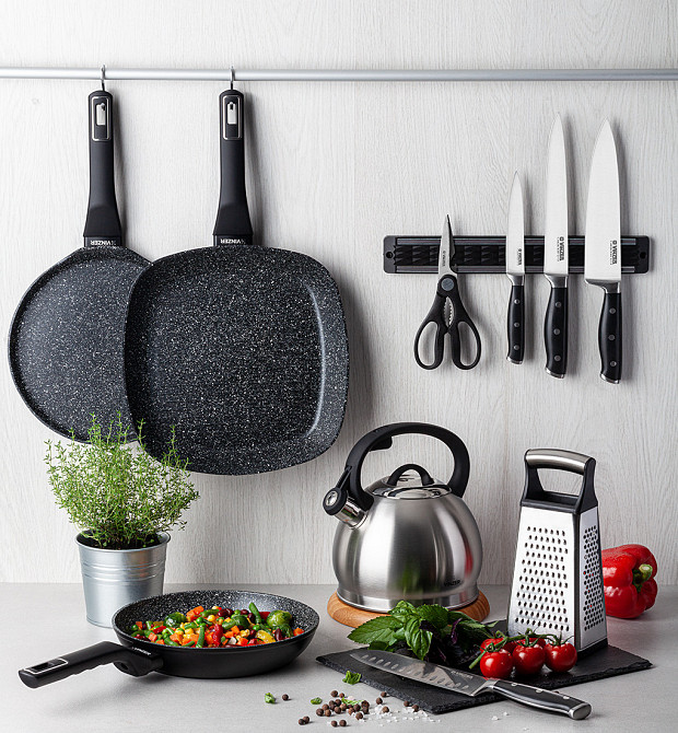 Сковорода блинная VINZER Marmo 24 см (50416) Одеса - зображення 4