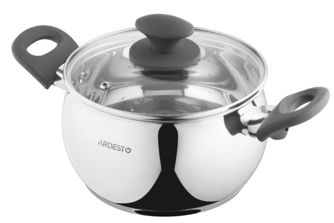 Каструля з кришкою Ardesto Gemini Viareggioo AR-4330-GA 18 см 3 л Київ - зображення 1