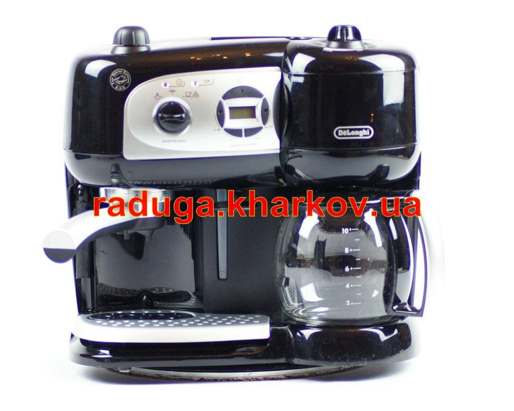 Кофеварка универсальная,кофемашина комбинированная капельная-рожковая DeLonghi Харків - зображення 9
