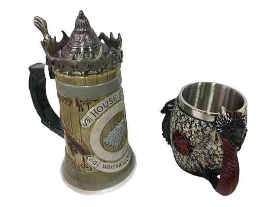 Подарочный набор Кухоль Игра Престолов Дом Старков и 3 (код 00547) Киев