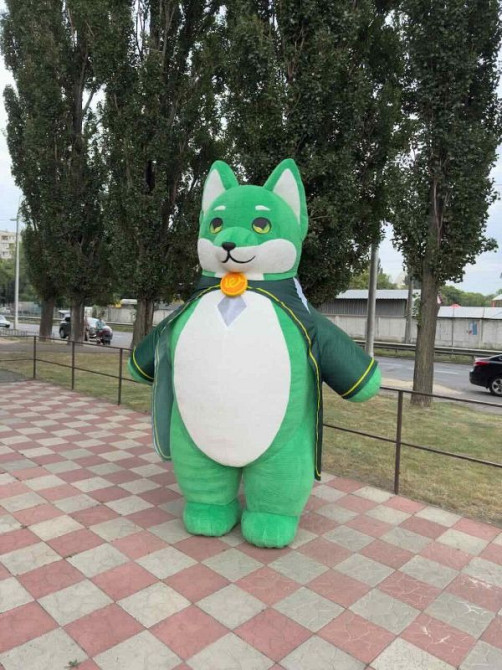 Аниматорский костюм надувной - ходячий щит бренда 240 см 4 часа работы Київ - зображення 7